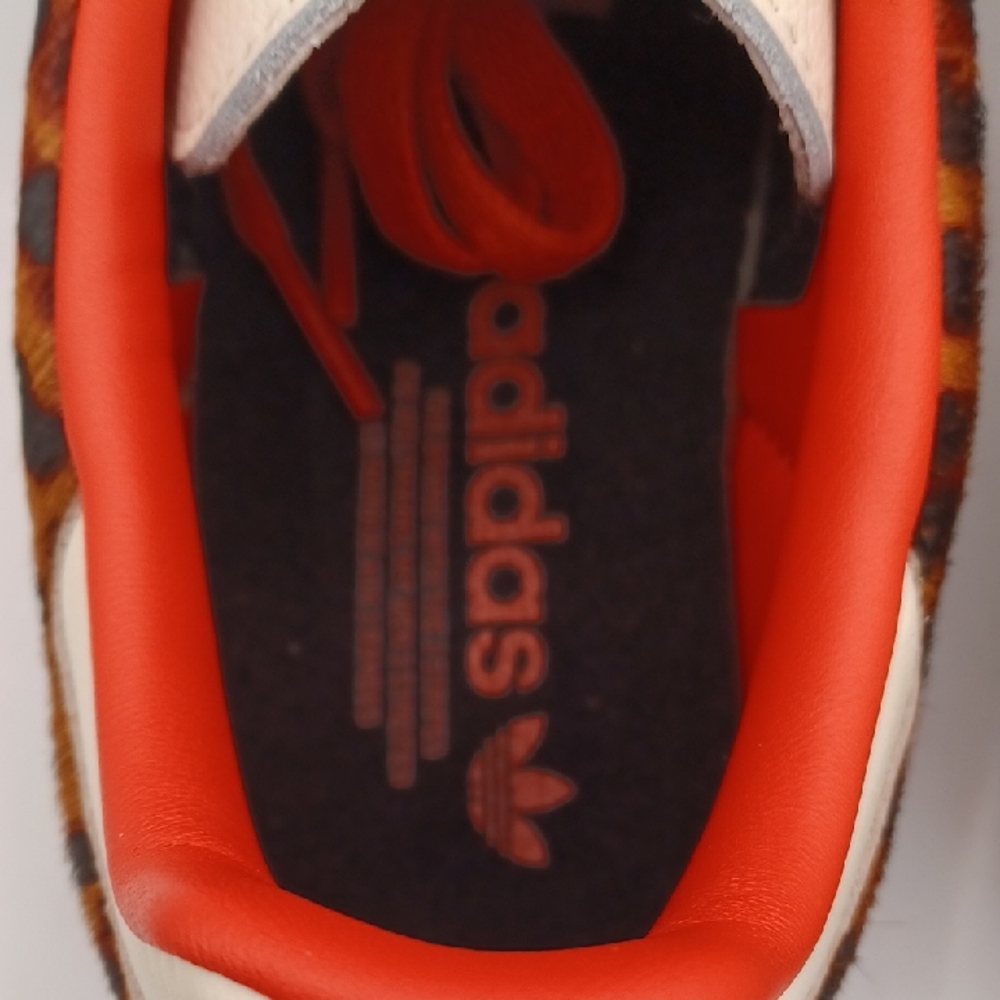 NEW Adidas Samba OG Cheetah Print Red/Creme Sneakers Womens Size 10 US JI2734 - Picture 13 of 16
